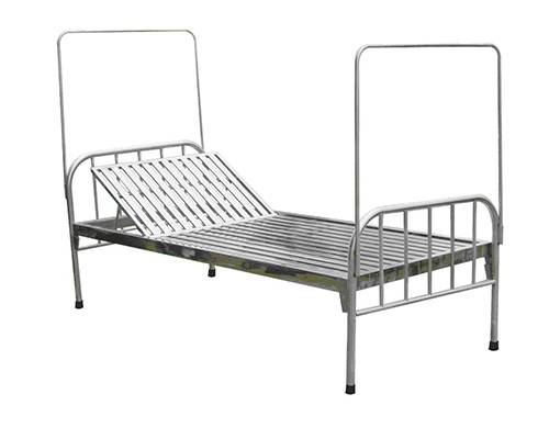 Stainless steel hospital bed