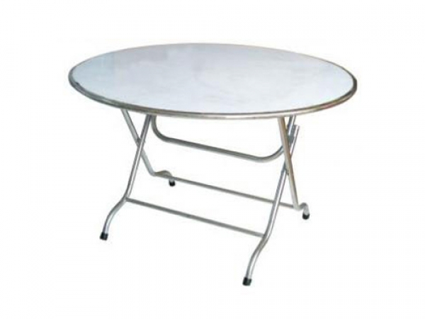 Round table inox