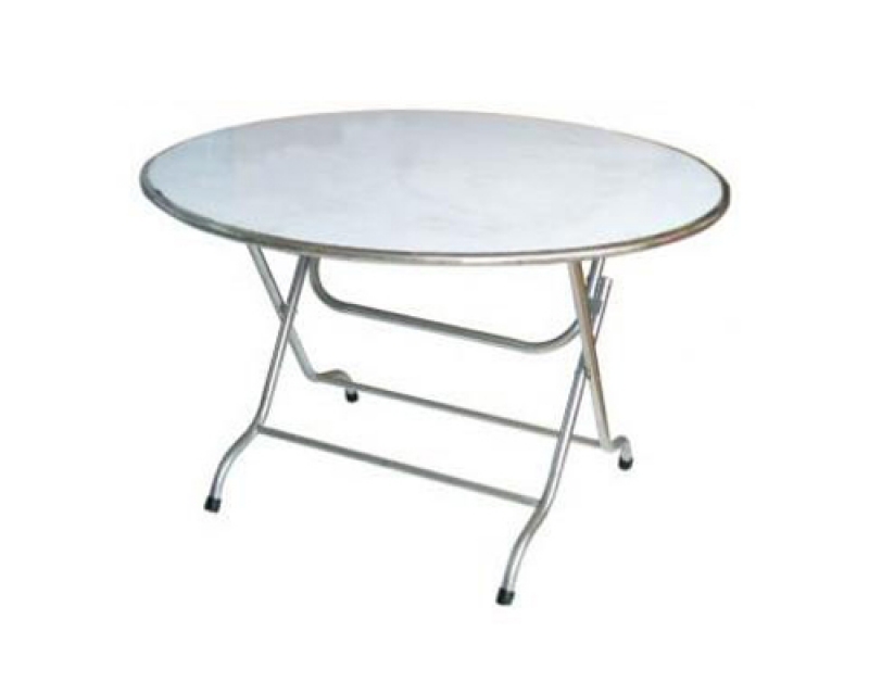 Round table inox