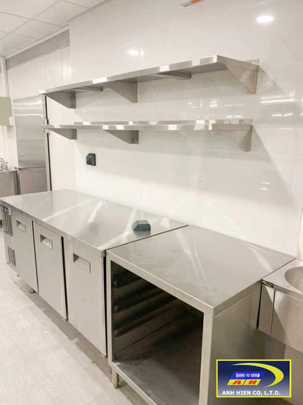 Stainless steel kitchen construction