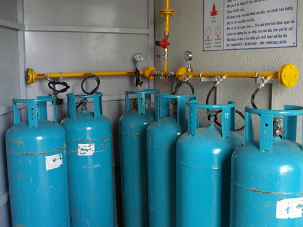 Hệ thống gas 6 bình