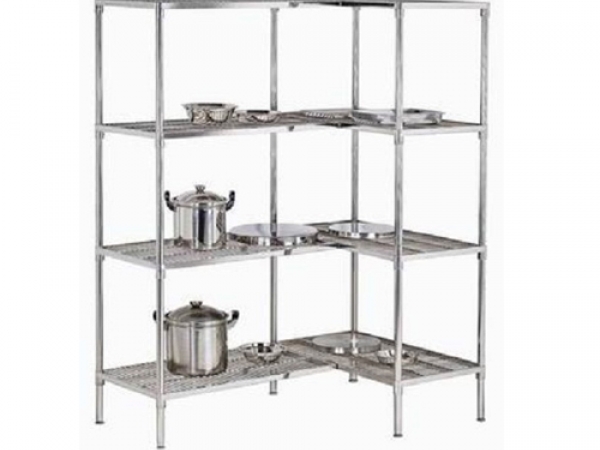 Shelf for stainless steel restaurant kitchen