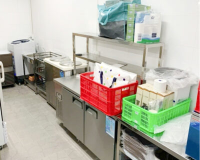 Stainless steel kitchen construction 01