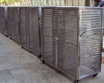 Stainless steel trolley